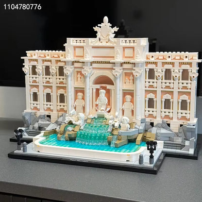 Bloques de construcción Fuente de Trevi 1880 piezas – Maqueta arquitectónica compatible 21062 – Juego de ladrillos para adultos y niños