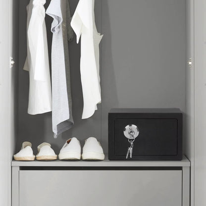 4.6L steel wall safe with 3 keys