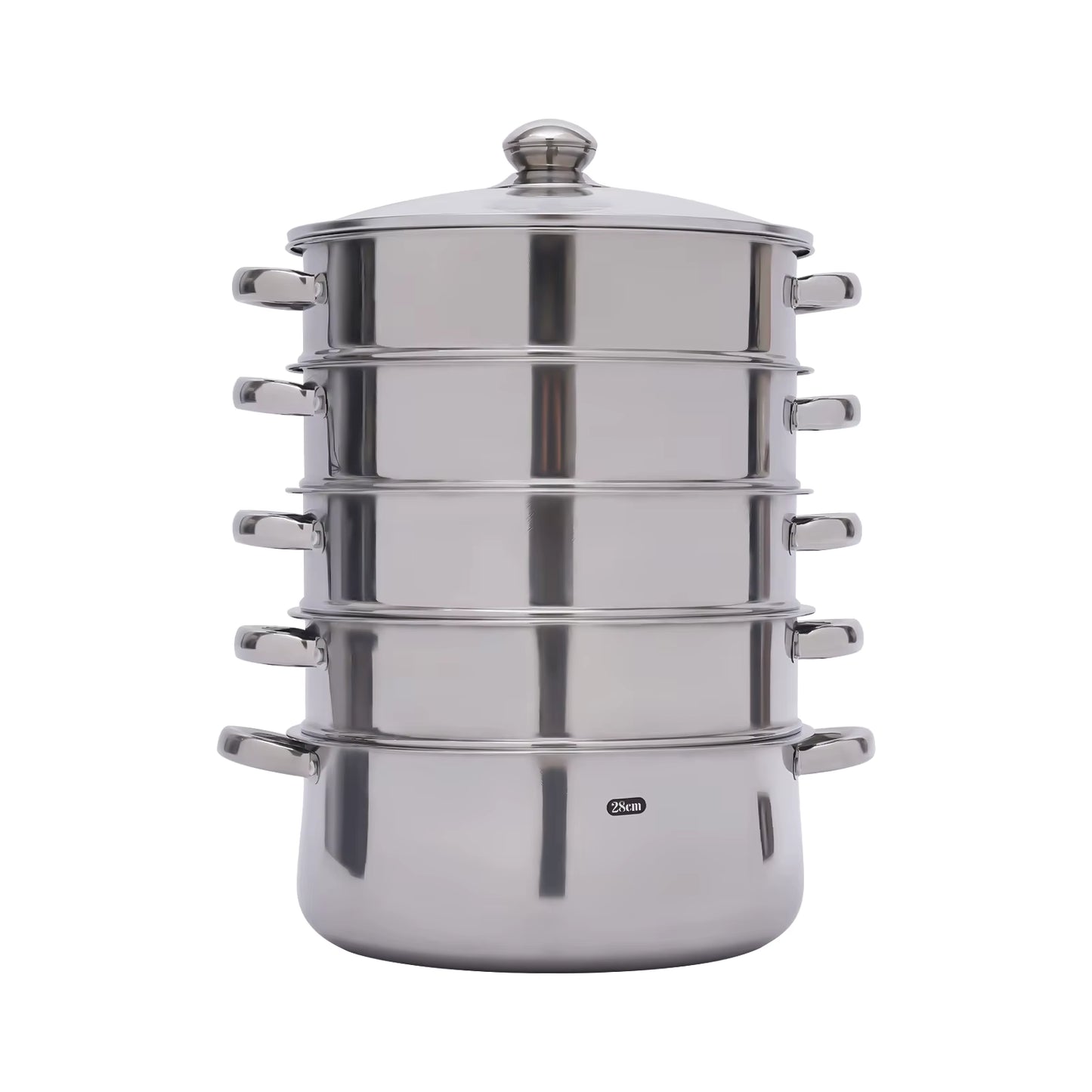 Cuiseur vapeur inox 5 niveaux 26-30 cm