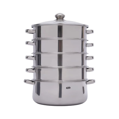 5-tier stainless steel steamer 26-30 cm