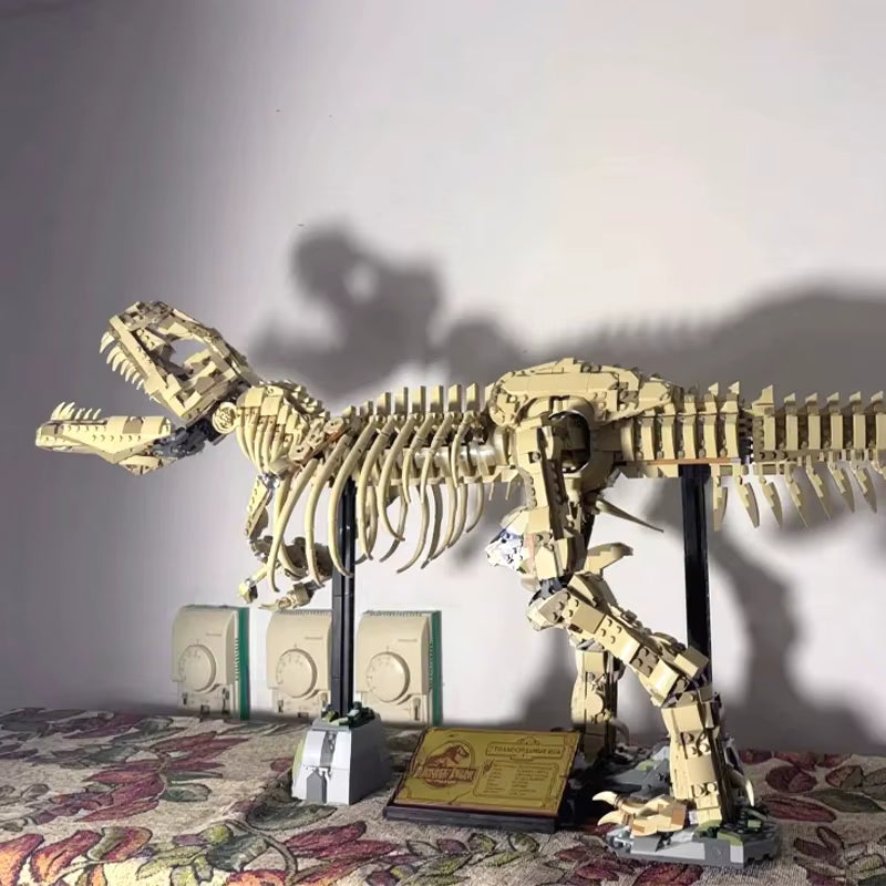 Ensemble de Blocs de Construction Fossile de Dinosaure – 3145 Pièces – Modèle Parc Jurassique – Jeu de Construction pour Adultes – Compatible 76968