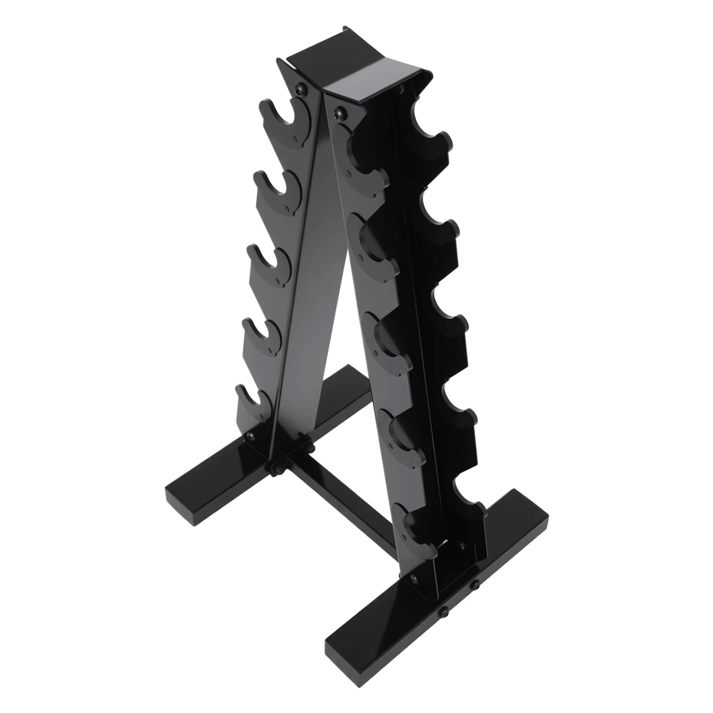 Support d’Haltères en Acier 5 Niveaux – Rack de Rangement pour Poids 100 kg Salle de Sport