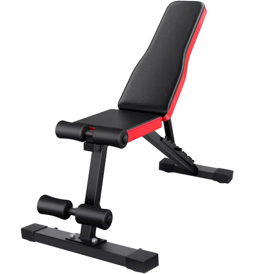 Banc de Musculation Multifonction Réglable 7 Positions – Pliable – Développé Couché & Haltères