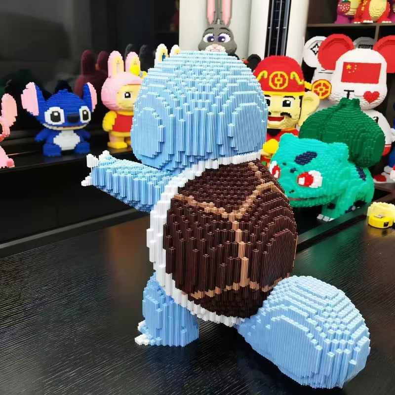 Figurine blocs de construction grande taille – Modèle créature cartoon à assembler – Jeu créatif enfants & adultes