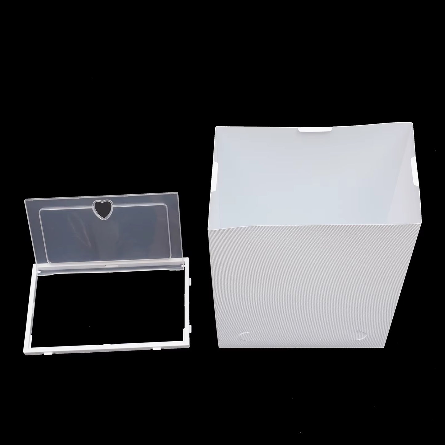 Lot de 20 Boîtes à Chaussures Empilables Transparentes – Organisateur de Rangement avec Tiroir