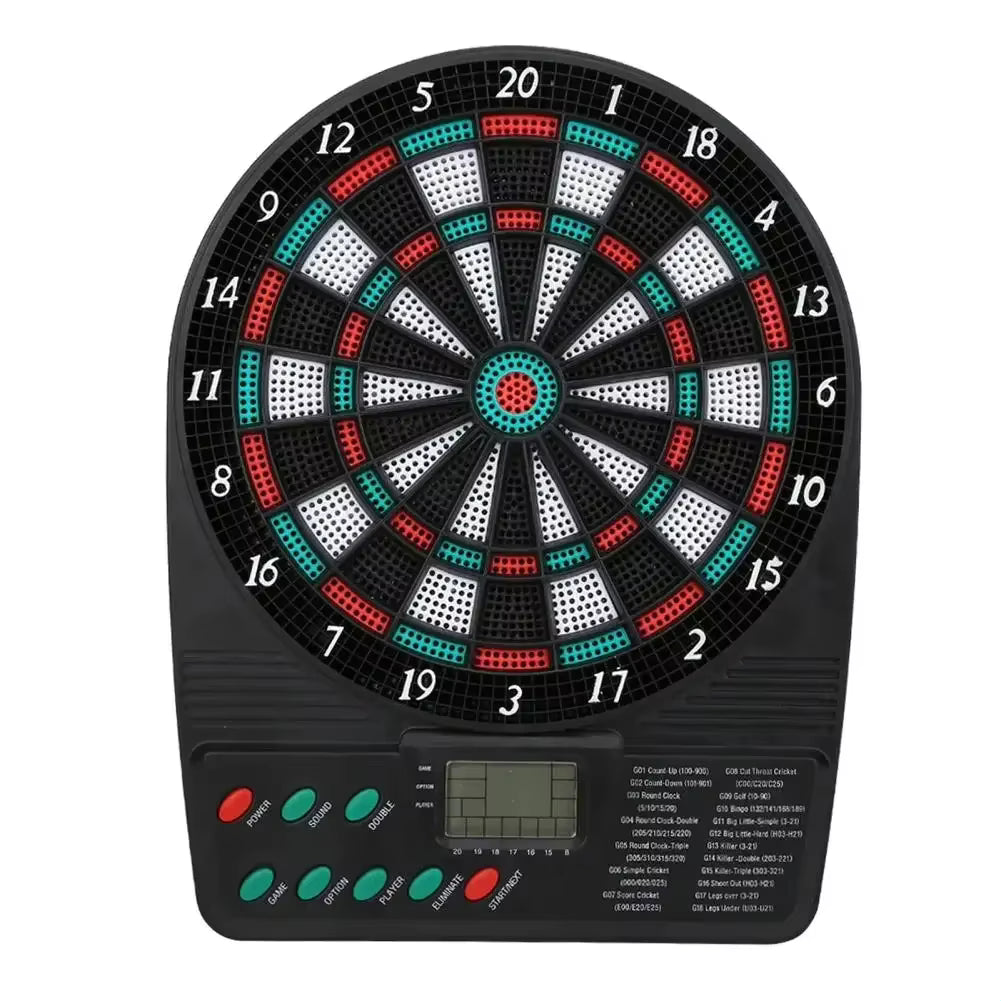 Jeu de Fléchettes Électronique avec Écran LCD – Cible de Fléchettes pour Divertissement Intérieur