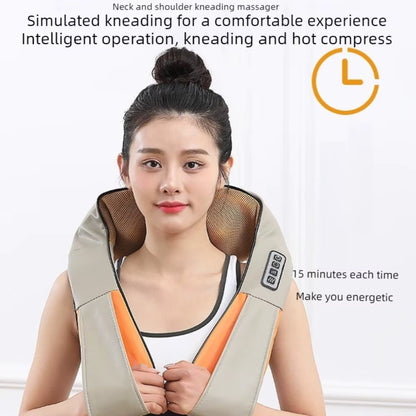 Masseur Cervical Chauffant Shiatsu Électrique – Châle Massage Cou & Épaules – Pétrissage Profond Maison & Voiture