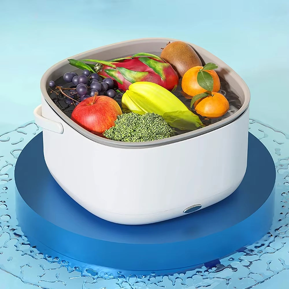 Machine de Nettoyage pour Fruits et Légumes – Laveur Électrique avec Panier de Lavage