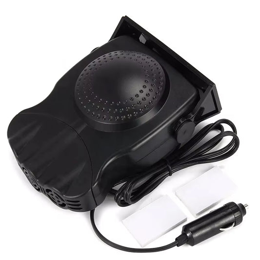 Dégivreur Pare-Brise Voiture 12V/24V – Chauffage Portable et Ventilateur Auto 2-en-1 – Désembueur Électrique pour Tableau de Bord – Accessoire Hiver Voiture