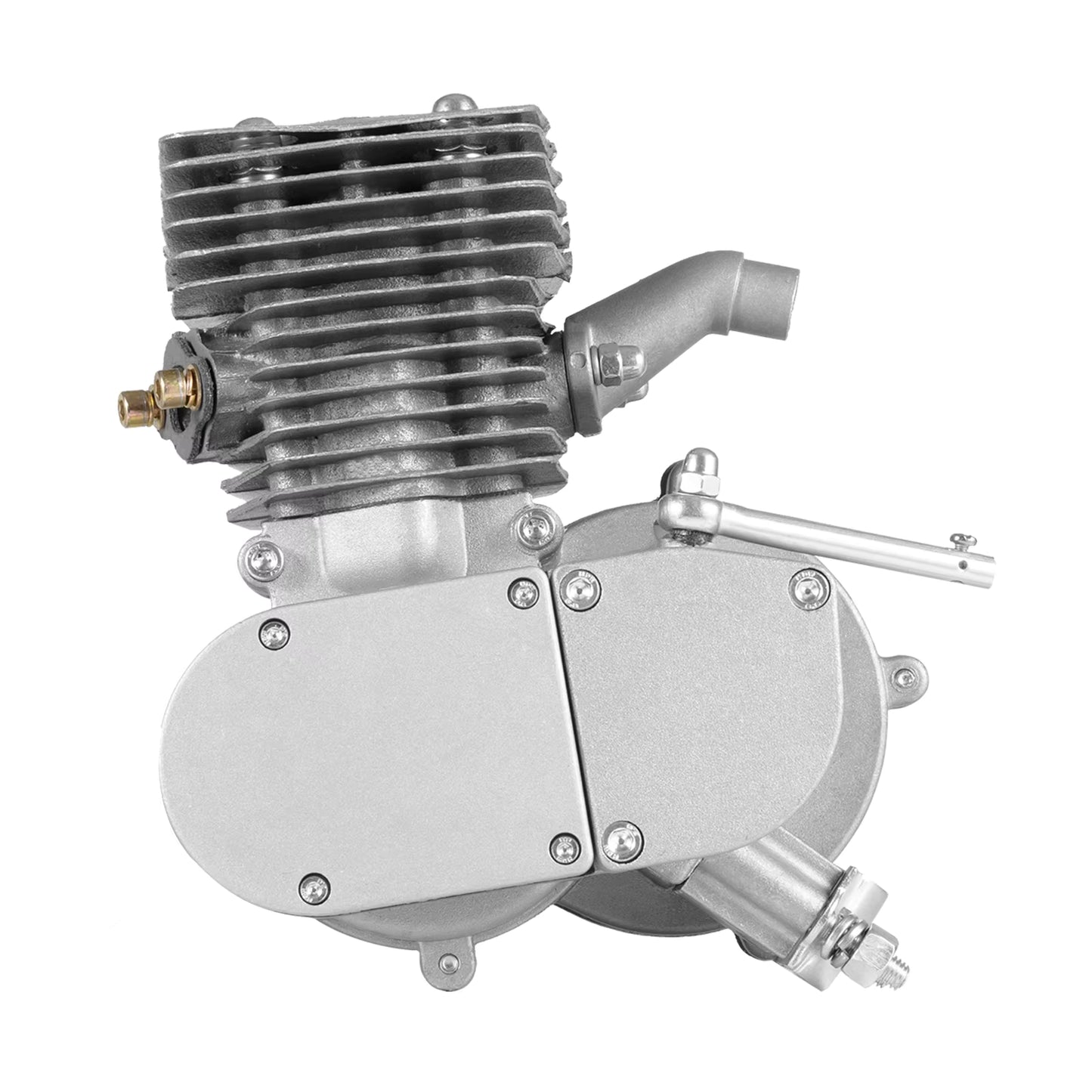 Kit moteur thermique 100cc pour vélo – Moteur 2 temps essence complet, monocylindre refroidi par air, kit conversion vélo en vélo motorisé 36/44 dents