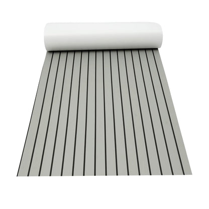 Tapis de Pont Bateau Faux Teck EVA 240×90 cm – Revêtement Antidérapant Auto-Adhésif
