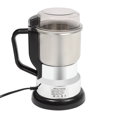 Moulin à café électrique 300W – Broyeur à grains café épices noix 500 ml – Hachoir multifonction avec bol inox et base antidérapante