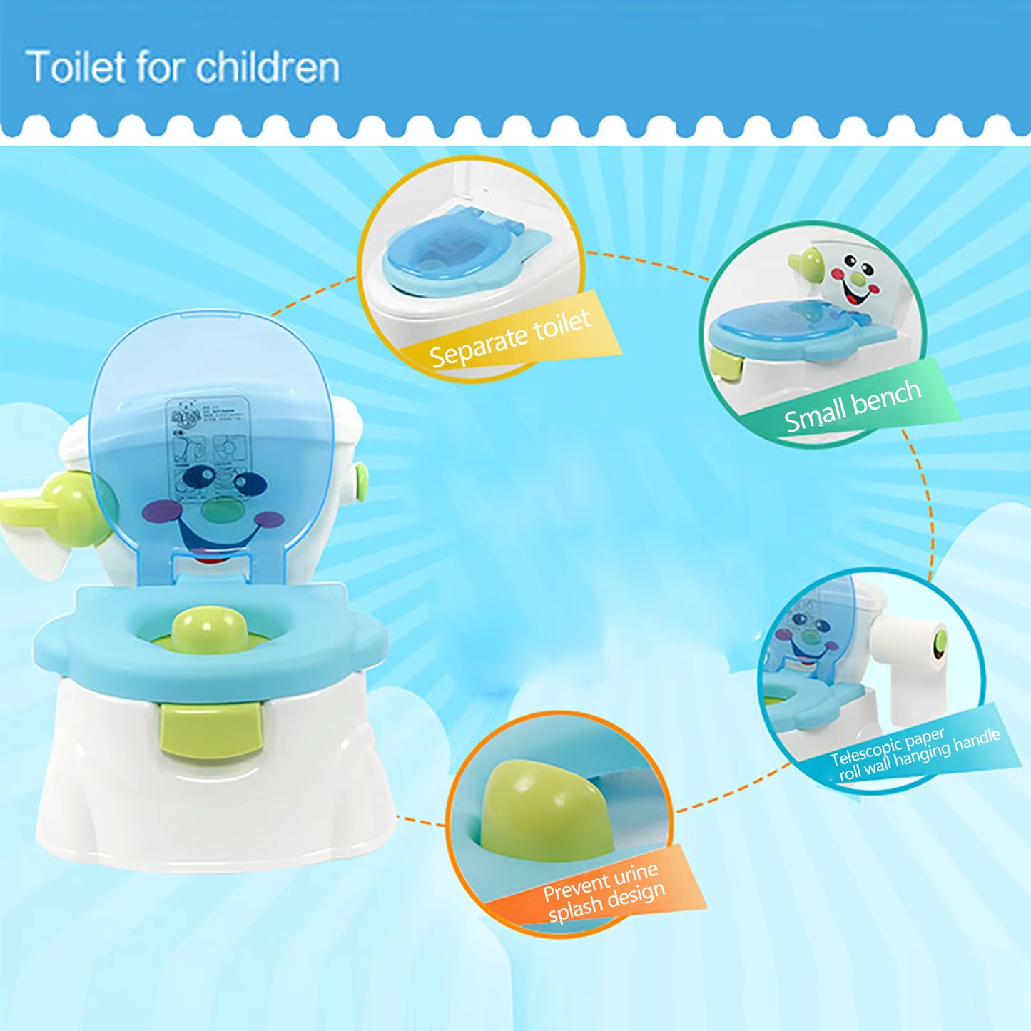 Pot d’apprentissage enfant 6 mois–5 ans