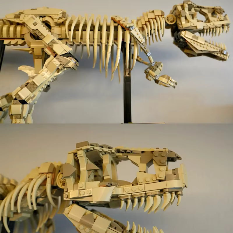 Ensemble de Blocs de Construction Fossile de Dinosaure – 3145 Pièces – Modèle Parc Jurassique – Jeu de Construction pour Adultes – Compatible 76968