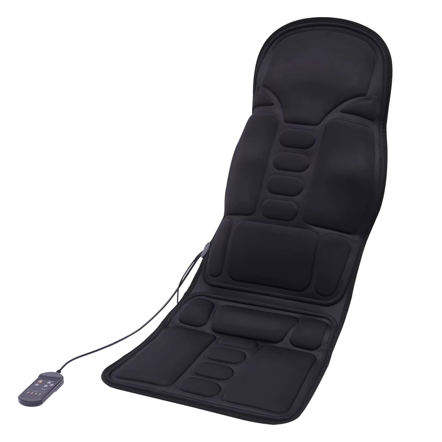 Coussin de Massage pour Chaise avec Chaleur – Masseur de Dos Pliable 8 Modes de Massage