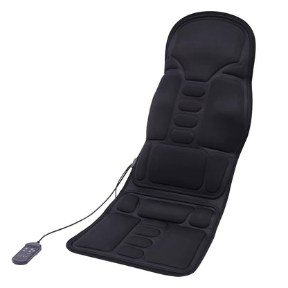 Coussin de Massage pour Chaise avec Chaleur – Masseur de Dos Pliable 8 Modes de Massage