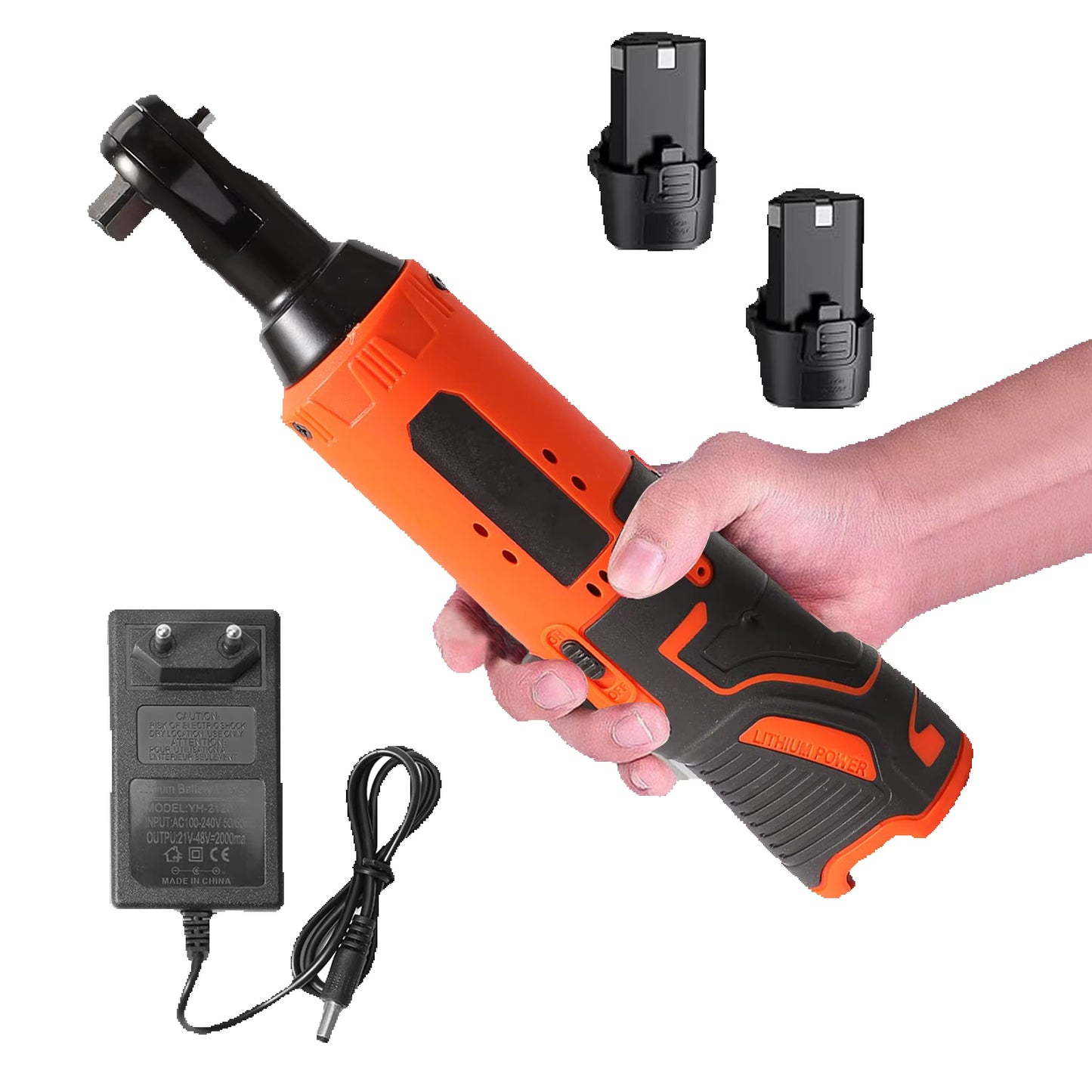 Clé à cliquet électrique sans fil 3/8 pouce 18 V avec tête à angle droit