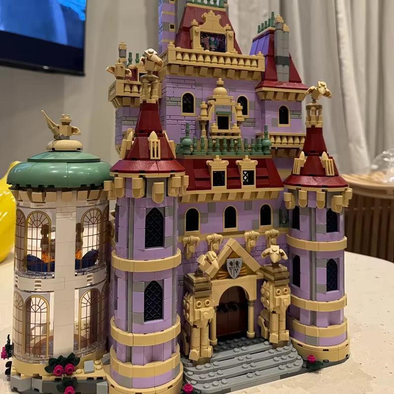 Ensemble de Blocs de Construction Château Romantique – 2916 Pièces – Modèle Princesse – Jeu de Construction Décoration – Compatible 43263
