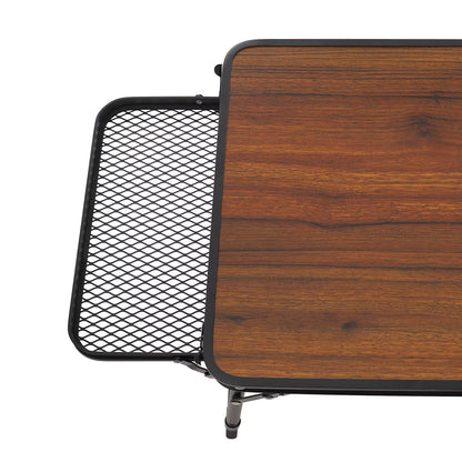 Table de Camping Pliante Réglable en Hauteur – Table Portable Multifonction pour Camping et Barbecue