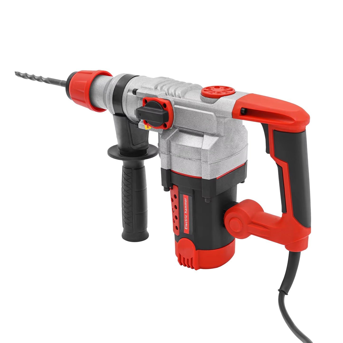 Perceuse à Percussion 2200W 4 en 1 – Marteau Perforateur Électrique Multifonction avec Forets et Coffret