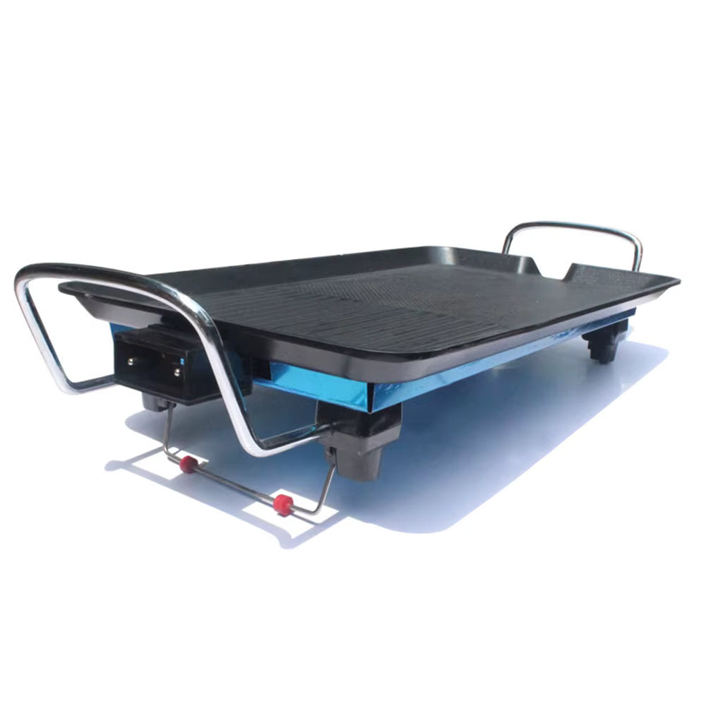 Grill Barbecue Électrique Portable – Plaque de Cuisson Antiadhésive, Température Réglable, Sans Fumée, Intérieur & Extérieur