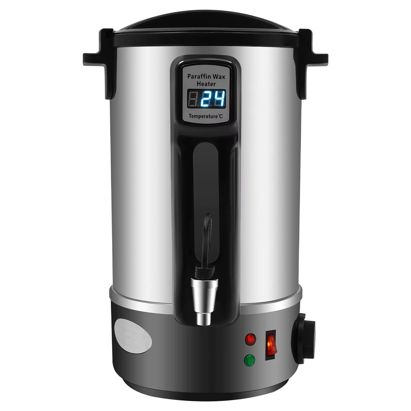 Kit de fusion de cire 12L 1100W pour fabrication de bougies DIY, pot chauffe-cire électrique avec robinet, machine à fondre cire maison professionnelle