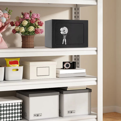 4.6L steel wall safe with 3 keys
