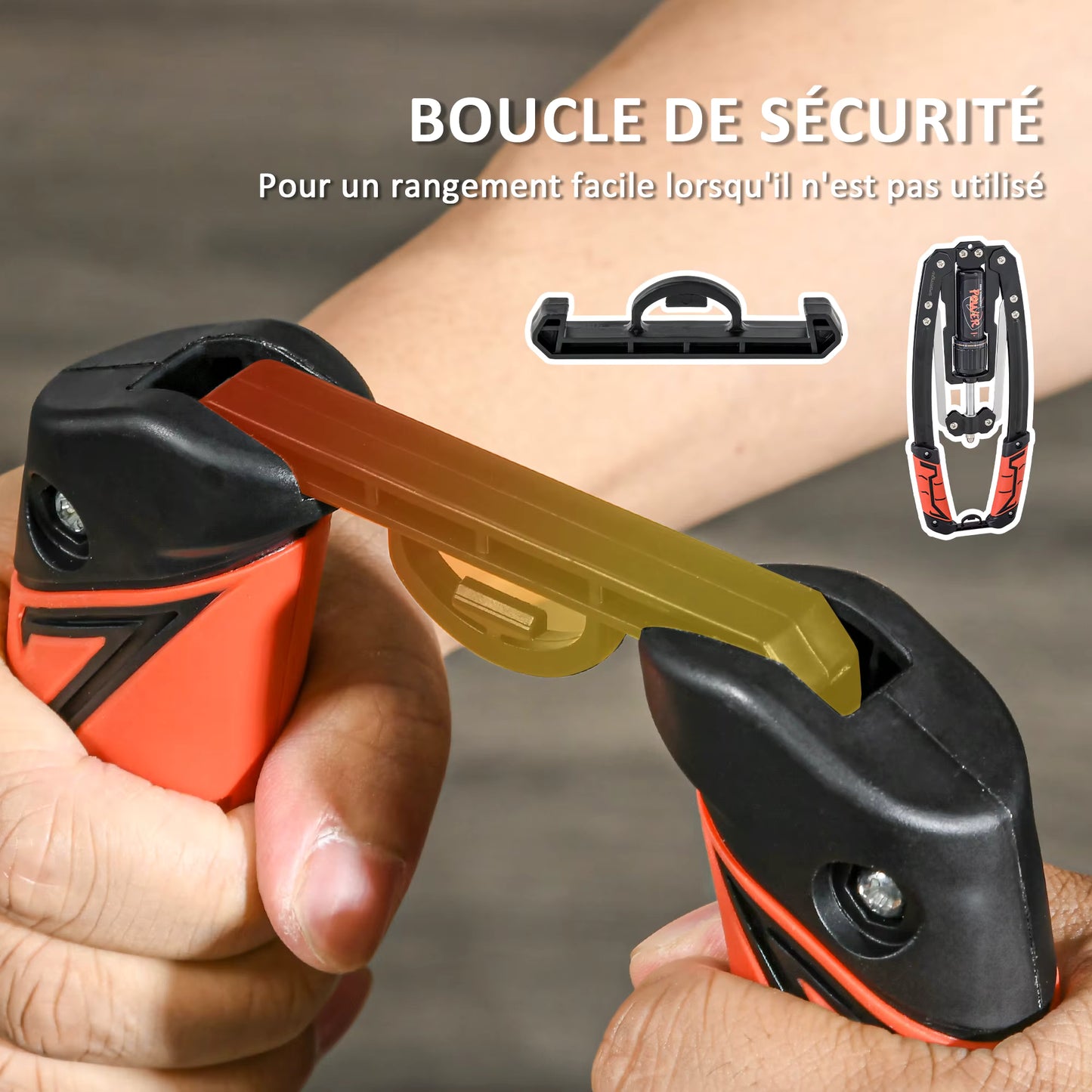Barre de Torsion Réglable pour Musculation – Entraînement de la Force des Bras et Avant-Bras – Appareil de Fitness Réglable 10 à 200 kg