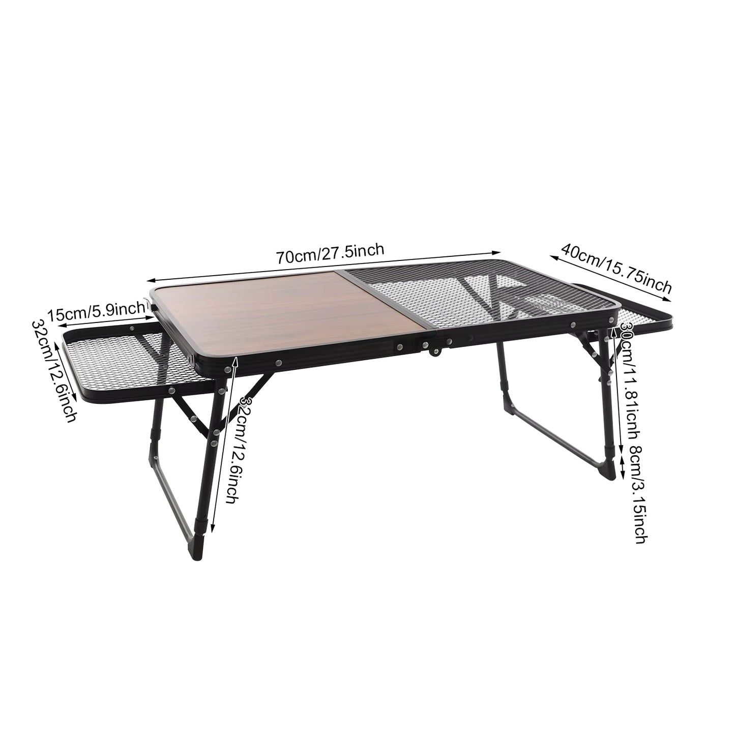 Table de Camping Pliante Réglable en Hauteur – Table Portable Multifonction pour Camping et Barbecue