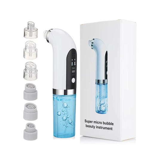 Aspirateur de Points Noirs Rechargeable USB – Nettoyeur de Pores Visage Multi-Embouts – Soin du Visage