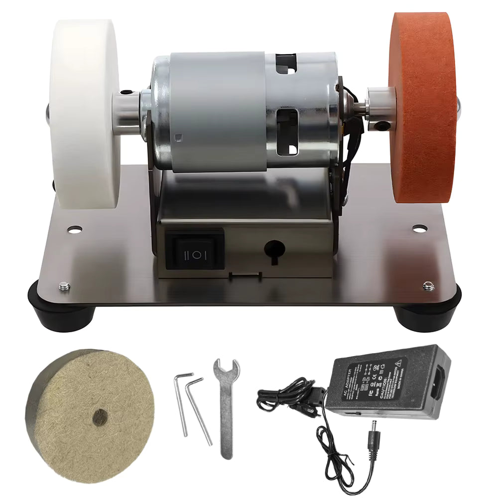 Mini ponceuse électrique 100 W pour polissage fin et grossier du métal