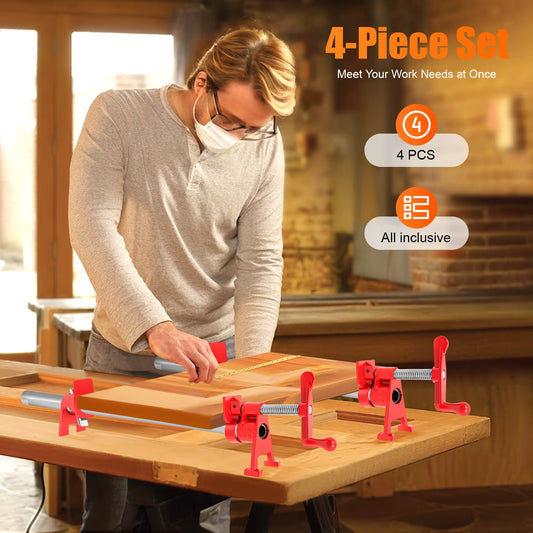 Lot 4 colliers de serrage bois 3/4 pouces