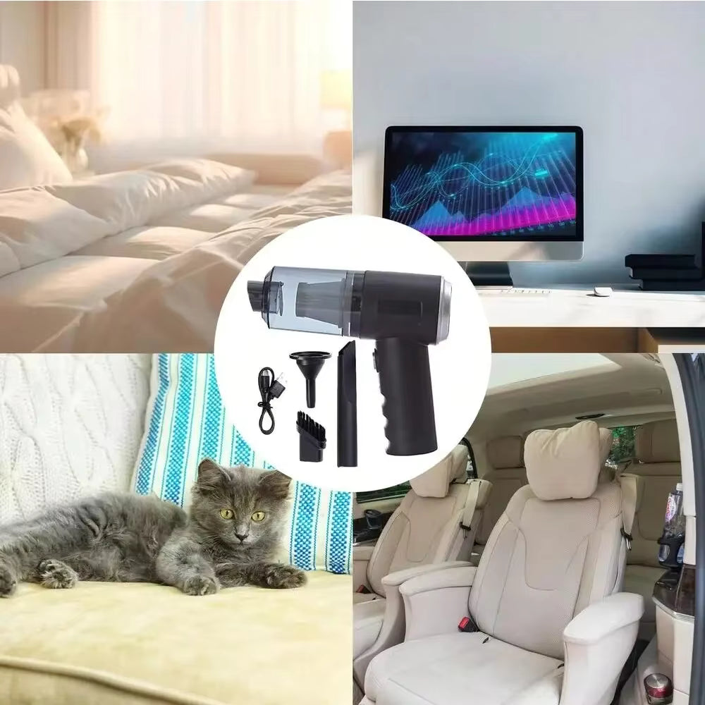 Aspirateur 3 en 1 sans fil avec fonction aspiration et soufflage USB