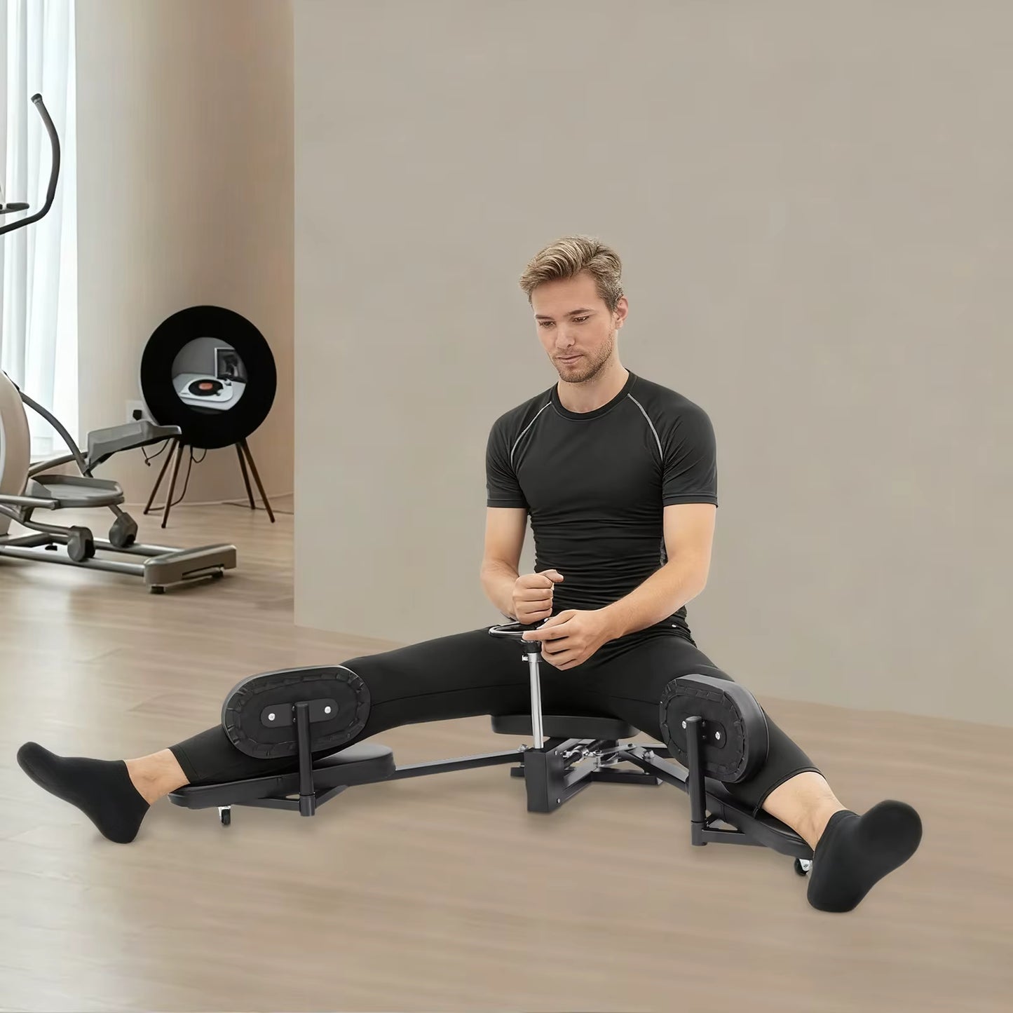 Civière de Jambe 210° Réglable – Machine de Division des Jambes pour Étirement, Flexibilité et Entraînement à Domicile