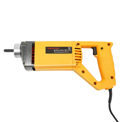 Vibreur à Béton Électrique Portable 1300W – Aiguille Vibrante 2 m, Outil Vibrant Béton Sans Fil, Élimination Bulles Air, Compact et Puissant
