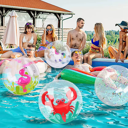 Bouée Gonflable Licorne 30 cm – Ballon de Plage Enfant – Jouet Aquatique Piscine & Été