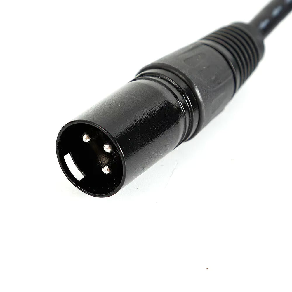 Lot de 10 Câbles DMX XLR 3 Broches 2m – Câbles Audio Éclairage Scène avec Connecteurs Métal – Compatible DJ, Sono et Éclairage
