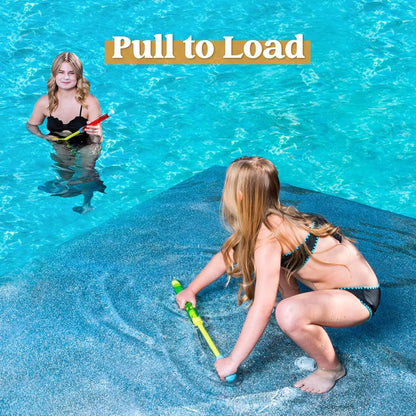 Set of 6 Large Capacity Water Guns – Long Range | Water Games for Pool, Beach, and Garden | Assorted Colors