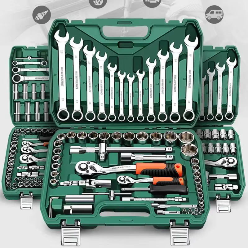 Boîte à outils de réparation automobile pour électricien – Étui étanche anti-chute – Coffret de sécurité antichocs