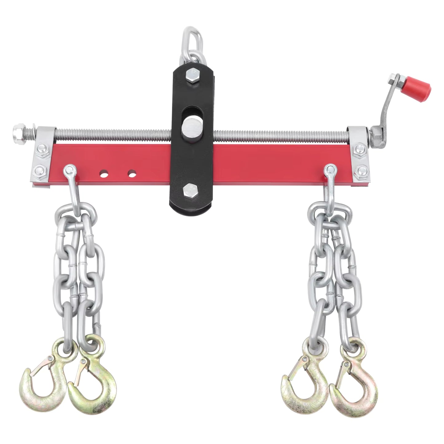 Équilibreur de Charge 900 KG – Barre de Levage Moteur avec Chaînes Réglables, Outil Atelier pour Grue et Levage Moteur, Support Robuste