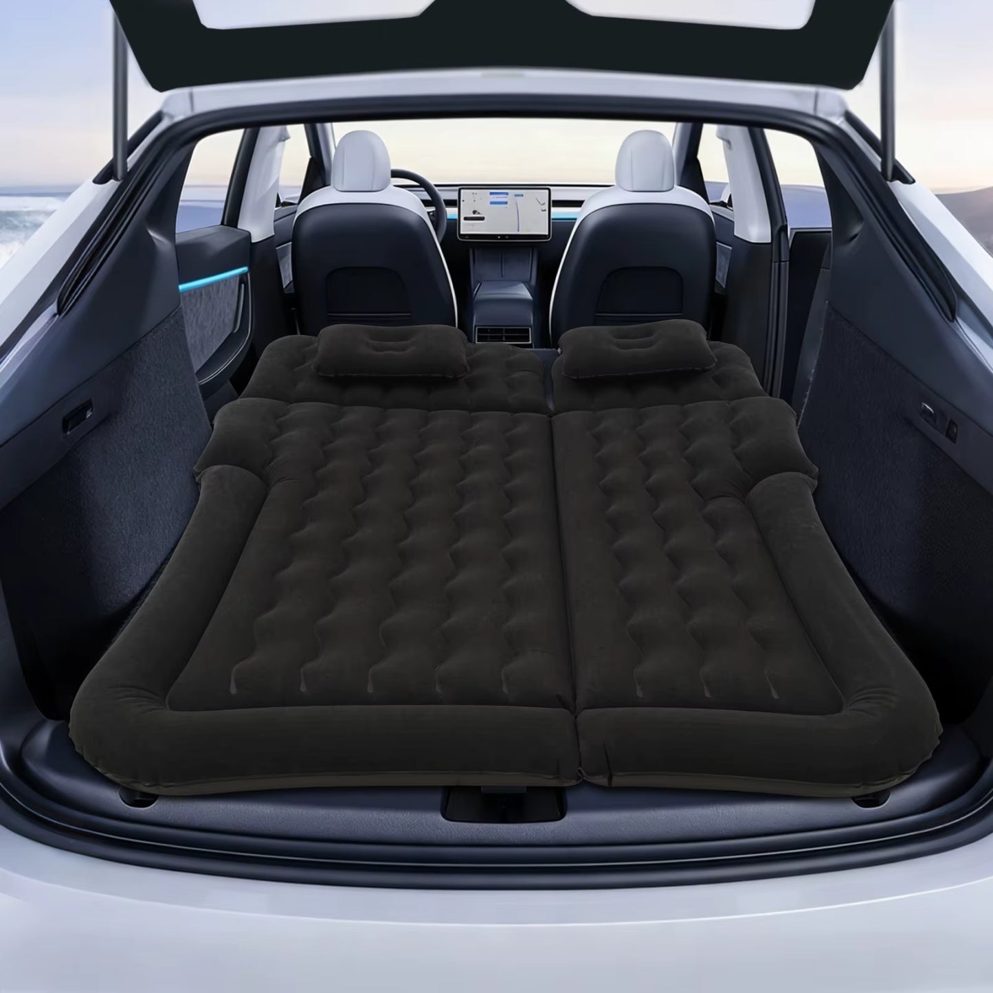 Lit Gonflable SUV avec Pompe Électrique – Matelas Voiture de Voyage