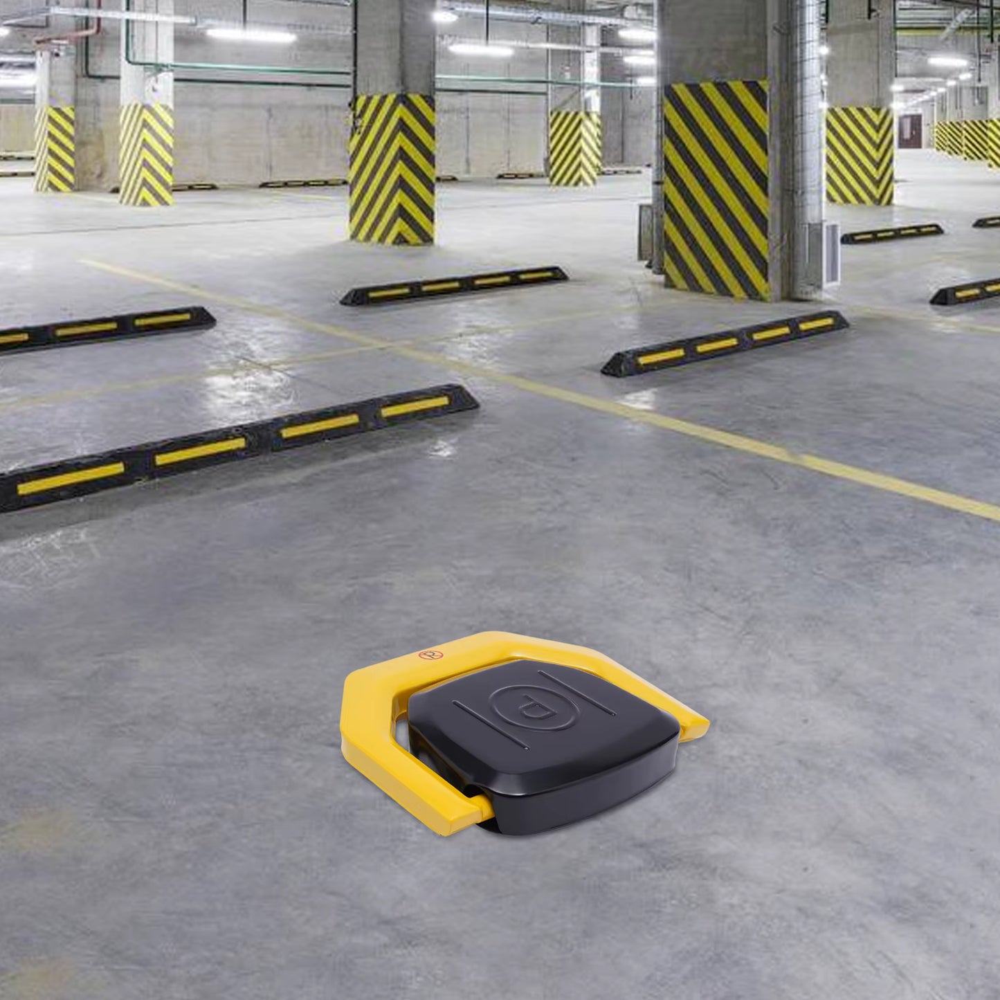 Barrière de parking pliable automatique télécommandée – Arceau de stationnement antivol avec capteur – Verrouillage sécurité étanche – Protection place de parking