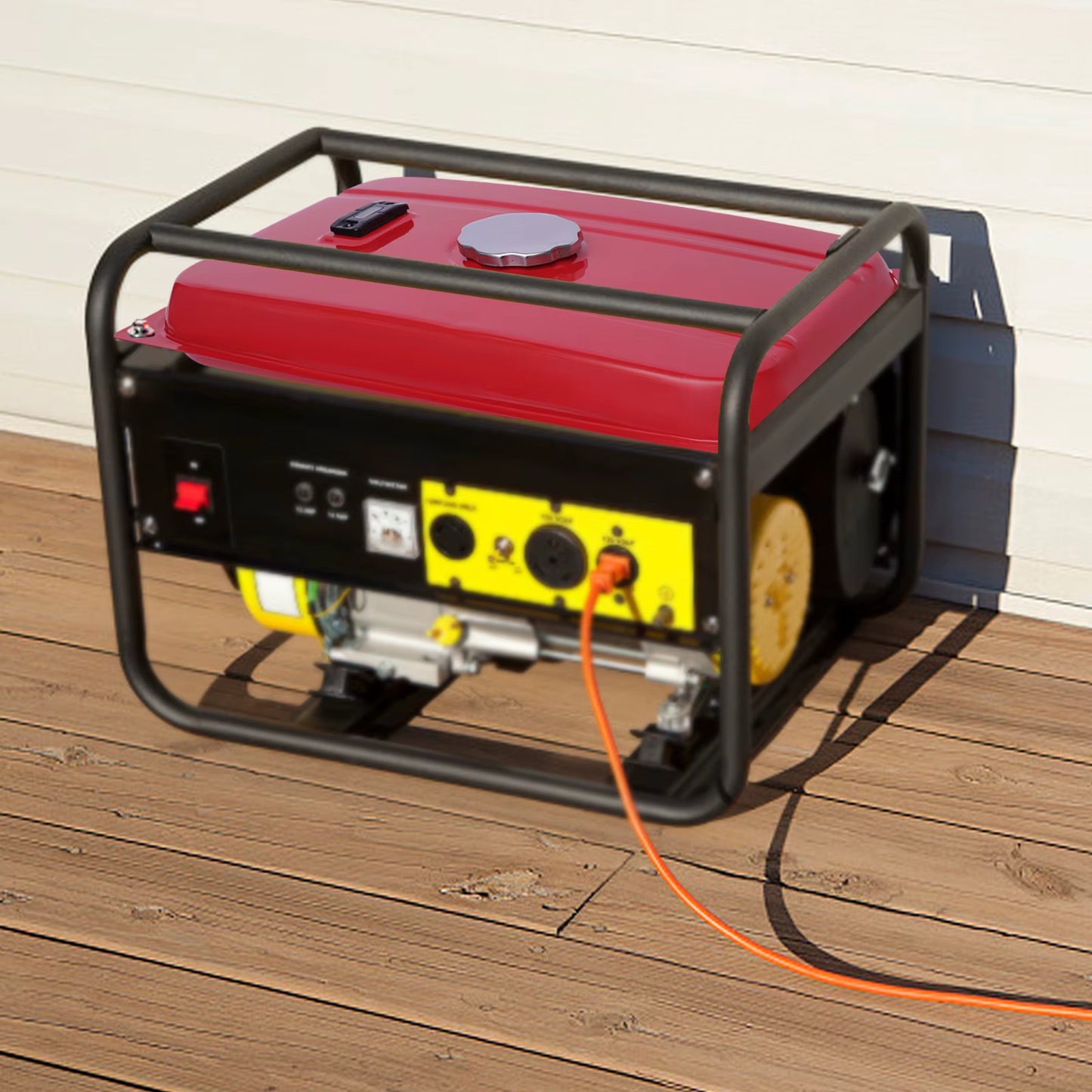 Réservoir de Carburant 15L Universel – Bidon Générateur avec Jauge et Bouchon Chromé