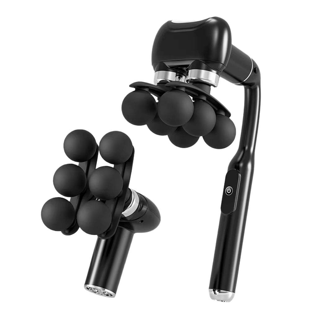 Pistolet de Massage Électrique 6 Têtes – Masseur Musculaire Haute Fréquence, Relaxation Corps, Dos, Nuque, Sport & Récupération