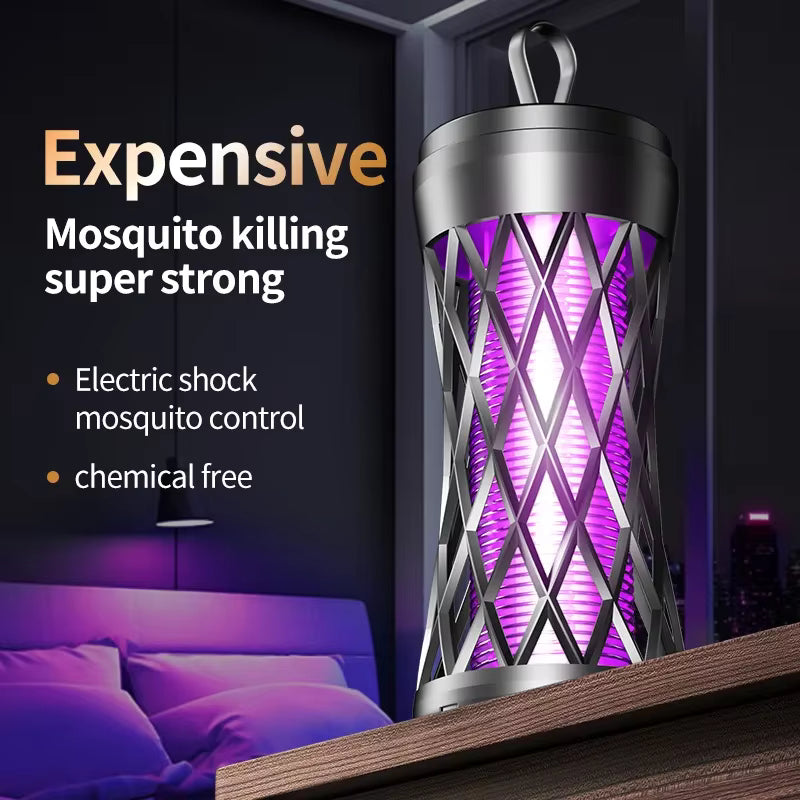 Lampe Anti-Moustiques Rechargeable – Piège Électrique Anti Insectes pour Maison et Chambre