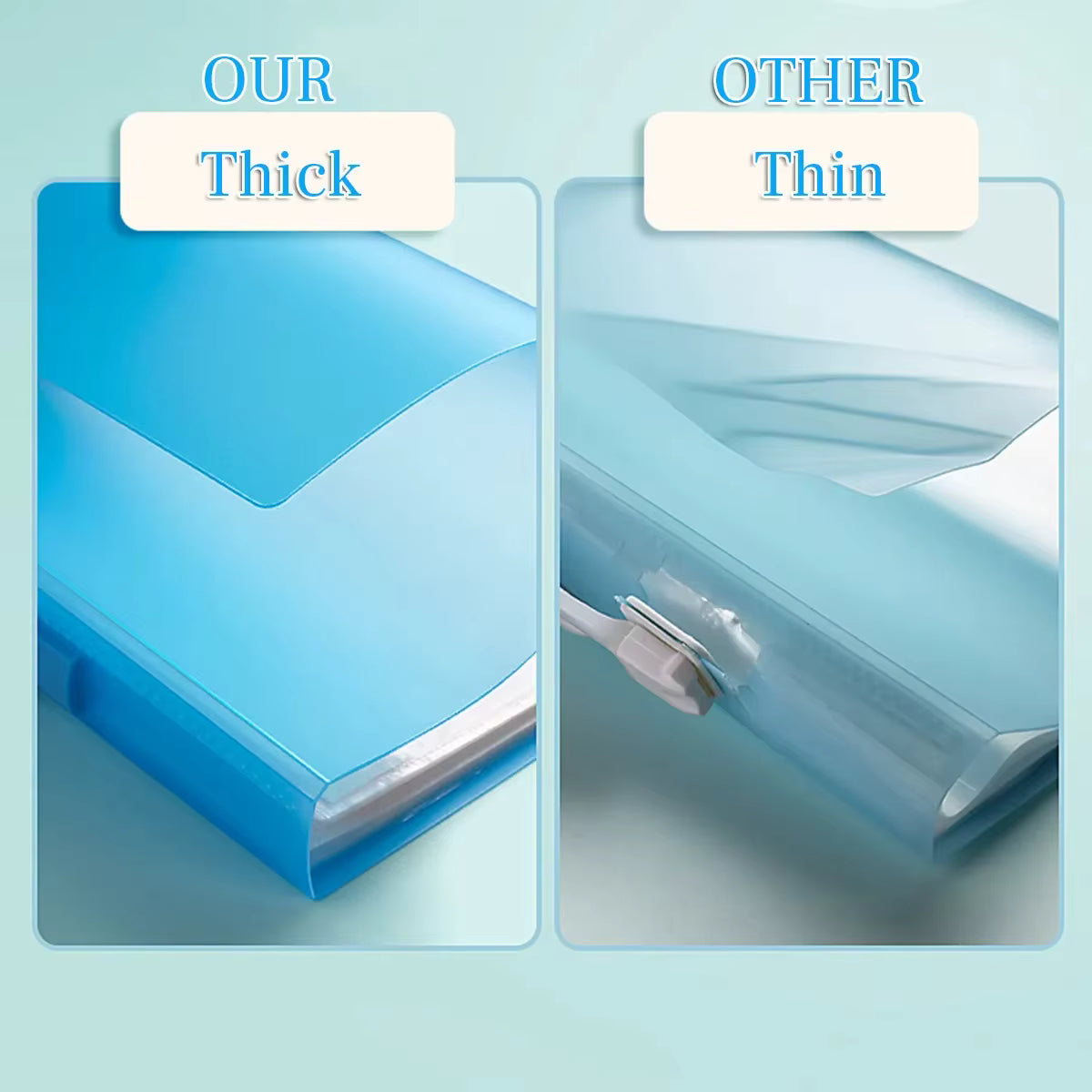 Album de Rangement pour Peinture Diamant 80 Pages – Portfolio avec Pochettes Transparentes