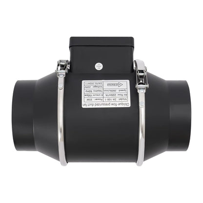 Ventilateur d’extraction 220V silencieux 220 m³/h