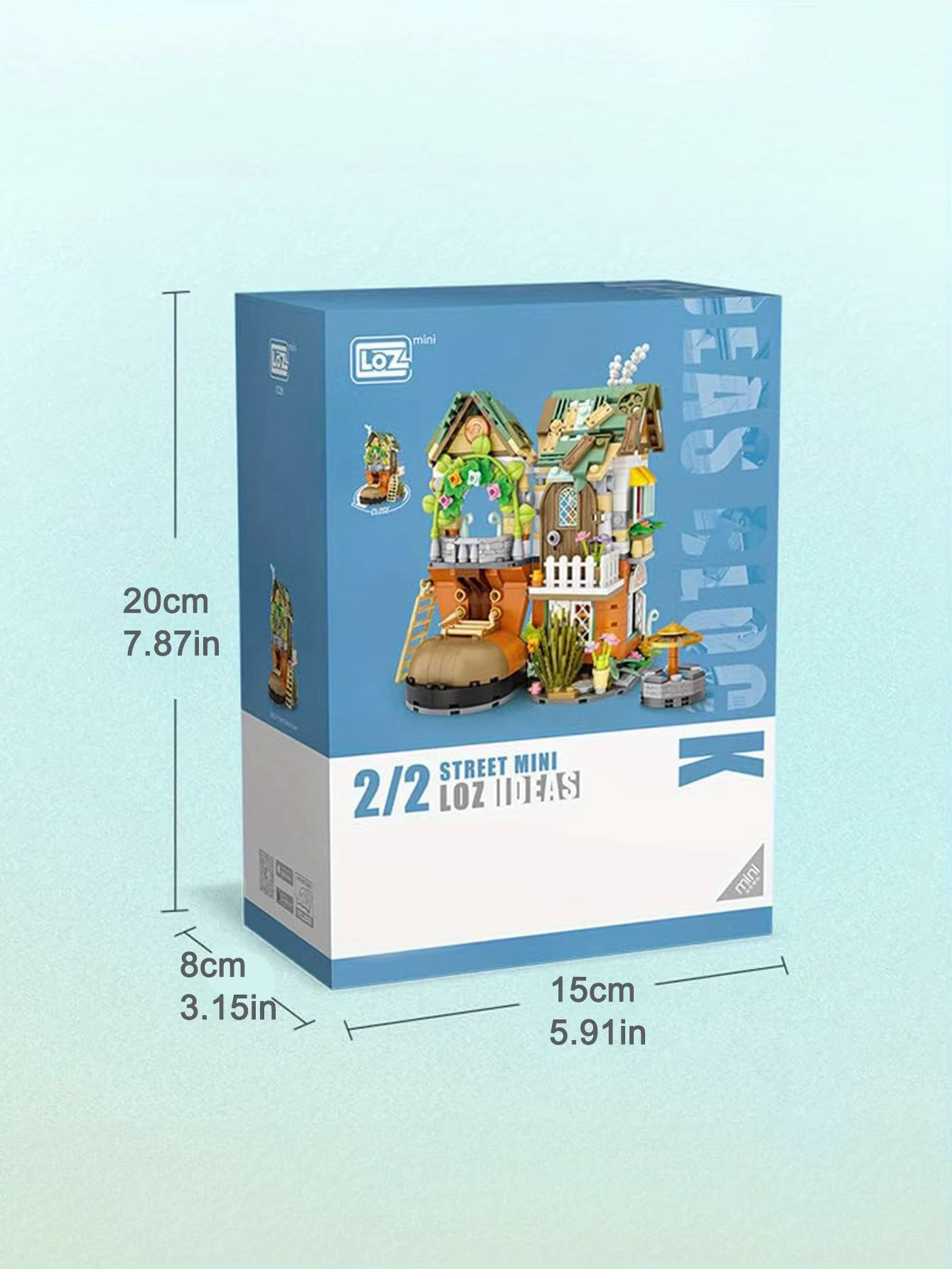 Cabane Miniature en Blocs de Construction – Maison Fantaisie DIY à Assembler – Décoration Jardin Féérique – Jeu Créatif Adulte Enfant
