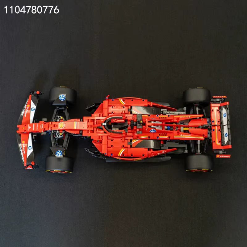 Voiture de Course Rouge SF-24 – 1361 Pièces – Blocs de Construction Compatibles 42207 – Jeu de Briques Adulte & Enfant