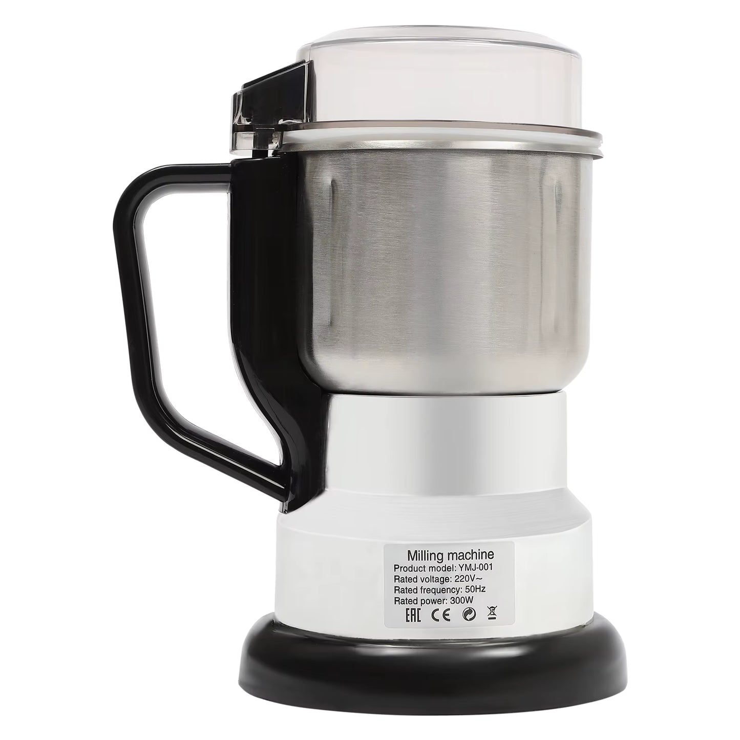 Moulin à café électrique 300W – Broyeur à grains café épices noix 500 ml – Hachoir multifonction avec bol inox et base antidérapante